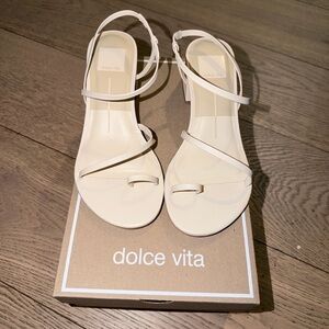 Dolce Vita Beige Strappy Heels